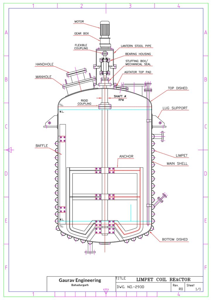 gaurav engineering reaction vessel